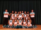 Santa Teresa Warriors Co-ed Varsity Cheer Winter 16-17 team photo.