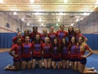 Goshen Central Gladiators Co-ed Varsity Cheer Winter 16-17 team photo.