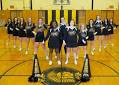 South Jefferson Spartans Co-ed Varsity Cheer Winter 16-17 team photo.