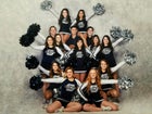 Silver Slvr Ftg Colts Co-ed Varsity Cheer Winter 16-17 team photo.