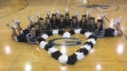 Gananda Central Blue Panthers Co-ed Varsity Cheer Winter 16-17 team photo.