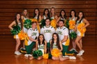 Lynden Lions Co-ed Varsity Cheer Winter 16-17 team photo.
