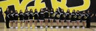 Raton Tigers Co-ed Varsity Cheer Winter 16-17 team photo.