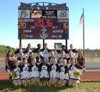 Arlington Admirals Co-ed Varsity Cheer Winter 16-17 team photo.