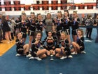 Keshequa Indians Co-ed Varsity Cheer Winter 16-17 team photo.