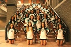Organ Mountain Knights Co-ed Varsity Cheer Winter 16-17 team photo.