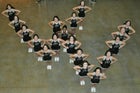 Volcano Vista Hawks Co-ed Varsity Cheer Winter 16-17 team photo.