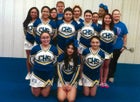 Cuba Rams Co-ed Varsity Cheer Winter 16-17 team photo.