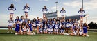 Lovington Wildcats Co-ed Varsity Cheer Winter 16-17 team photo.