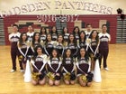 Gadsden Panthers Co-ed Varsity Cheer Winter 16-17 team photo.