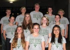 Desert Academy Wildcats Girls Varsity Swimming Winter 13-14 team photo.