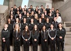 Volcano Vista Hawks Girls Varsity Swimming Winter 13-14 team photo.