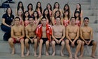 Rio Grande Ravens Girls Varsity Swimming Winter 13-14 team photo.