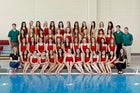 Smoky Hill Buffaloes Girls Varsity Swimming Winter 13-14 team photo.