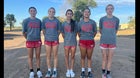 Logan Longhorns Girls Varsity Cross Country Fall 24-25 team photo.