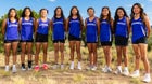 Miyamura Patriots Girls Varsity Cross Country Fall 24-25 team photo.