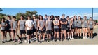 Aztec Tigers Girls Varsity Cross Country Fall 24-25 team photo.