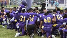 Hammond Gavit Gladiators Boys Varsity Football Fall 20-21 team photo.