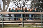 Hope Christian Huskies Girls Varsity Swimming Winter 15-16 team photo.