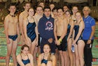 Bosque Bobcats Girls Varsity Swimming Winter 15-16 team photo.