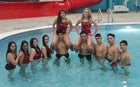 Rio Grande Ravens Girls Varsity Swimming Winter 15-16 team photo.