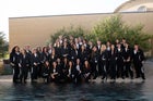 Hobbs Eagles Girls Varsity Swimming Winter 15-16 team photo.