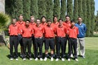 King Wolves Boys Varsity Golf Spring 15-16 team photo.