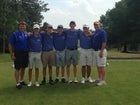 Community School of Davidson Spartans Boys Varsity Golf Spring 15-16 team photo.