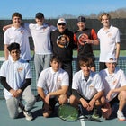 North Davidson Knights Boys Varsity Tennis Spring 24-25 team photo.