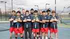 Draper APA Eagles Boys Varsity Tennis Spring 24-25 team photo.