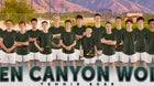 Green Canyon Wolves Boys Varsity Tennis Spring 24-25 team photo.