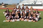 Waldron Bulldogs Co-ed Varsity Cheer Fall 15-16 team photo.