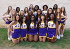 Junction City Dragons Co-ed Varsity Cheer Fall 15-16 team photo.