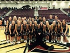 Siloam Springs Panthers Co-ed Varsity Cheer Fall 15-16 team photo.