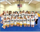 Corning Bobcats Co-ed Varsity Cheer Fall 15-16 team photo.