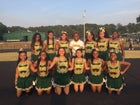 Mills University Studies Comets Co-ed Varsity Cheer Fall 15-16 team photo.