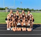 Pottsville Apaches Co-ed Varsity Cheer Fall 15-16 team photo.