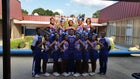 McClellan Crimson Lions Co-ed Varsity Cheer Fall 15-16 team photo.