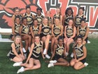 Jonesboro Hurricane Co-ed Varsity Cheer Fall 15-16 team photo.