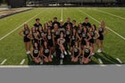Bentonville Tigers Co-ed Varsity Cheer Fall 15-16 team photo.