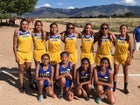 Zuni Thunderbirds Girls Varsity Cross Country Fall 17-18 team photo.