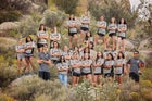 Eldorado Eagles Girls Varsity Cross Country Fall 17-18 team photo.