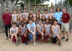 Sandia Prep Sundevils Girls Varsity Cross Country Fall 17-18 team photo.
