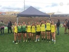 Pecos Panthers Girls Varsity Cross Country Fall 17-18 team photo.