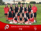 Ripon Indians Girls Varsity Golf Fall 25-26 team photo.