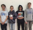 Bosque Bobcats Boys Varsity Swimming Winter 18-19 team photo.