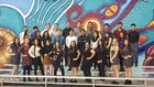 Atrisco Heritage Academy Jaguars Boys Varsity Swimming Winter 18-19 team photo.