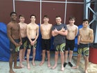 Jonesboro Hurricane Boys Varsity Swimming Winter 18-19 team photo.