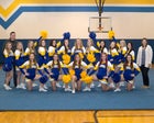 Lisbon Central Golden Knights Co-ed Varsity Cheer Winter 15-16 team photo.