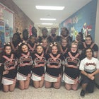 Plattsburgh Hornets Co-ed Varsity Cheer Winter 15-16 team photo.